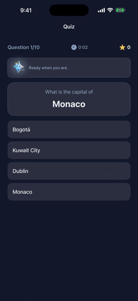 World Capitals screenshot 2