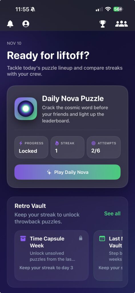 Nova screenshot