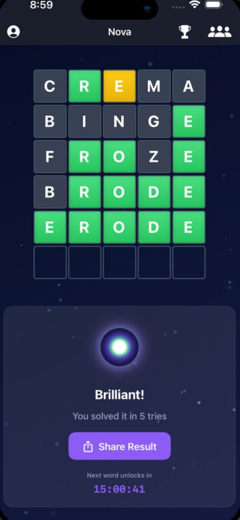 Nova screenshot 3