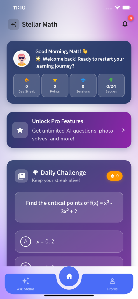 Stellar Math screenshot
