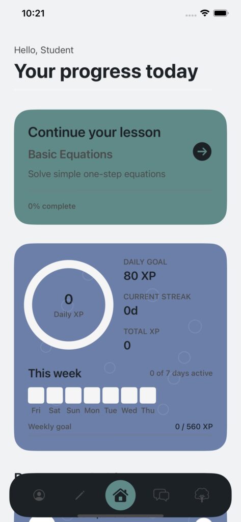 Algebra 1 Mastery screenshot