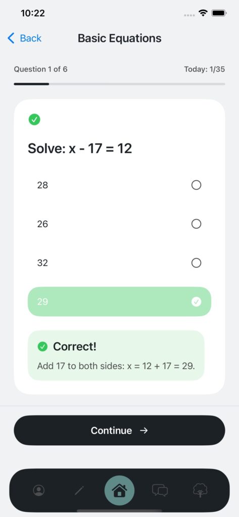 Algebra 1 Mastery screenshot 2