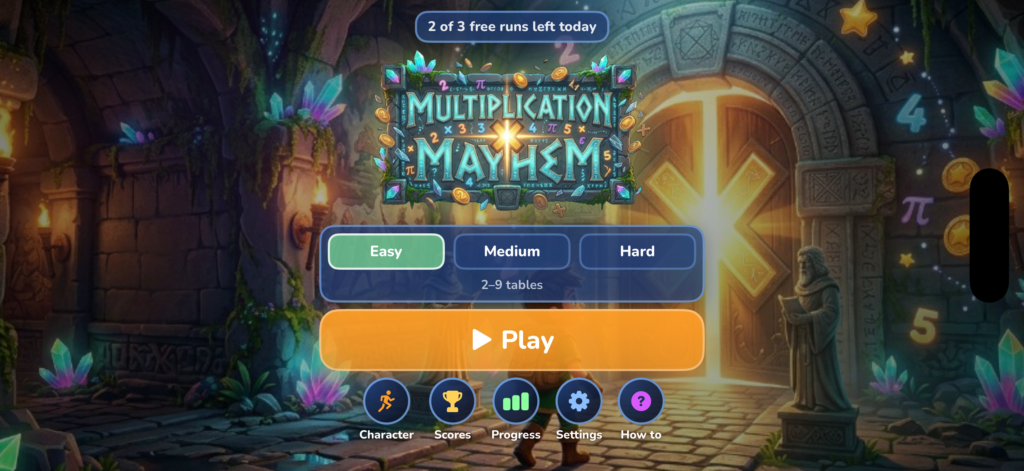 Math Mayhem screenshot 2
